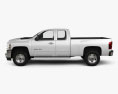Chevrolet Silverado HD Extended Cab Standard bed 2011 3d model side view