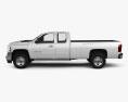 Chevrolet Silverado HD Extended Cab Long bed 2013 3d model side view