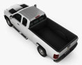 Chevrolet Silverado HD Extended Cab Long bed 2022 3d model top view