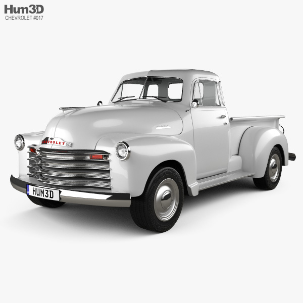 Chevrolet Advance Design Pickup 1951 3D model