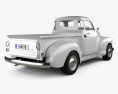 Chevrolet Advance Design Pickup 1951 Modelo 3D vista trasera