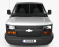 Chevrolet Express 패널 밴 2008 3D 모델  front view