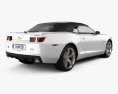 Chevrolet Camaro 2SS RS convertible 2014 3d model back view