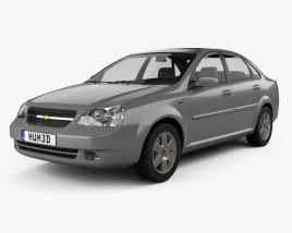3D model of Chevrolet Lacetti sedan 2011