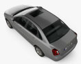 Chevrolet Lacetti sedan 2011 3D-Modell Draufsicht