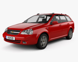 3D model of Chevrolet Lacetti Wagon 2011