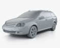 Chevrolet Lacetti Wagon 2011 3d model clay render