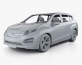 Chevrolet Volt MPV5 2015 3D模型 clay render