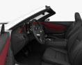 Chevrolet Camaro Black Hawks з детальним інтер'єром 2014 3D модель seats