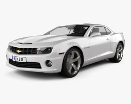 3D model of Chevrolet Camaro 2SS RS coupe 2014
