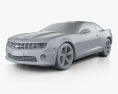 Chevrolet Camaro 2SS RS coupe 2014 3d model clay render