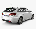 Chevrolet Cruze Wagon 2014 3D 모델  back view