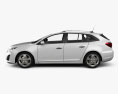 Chevrolet Cruze Wagon 2014 3D 모델  side view