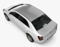 Chevrolet Cobalt 2014 3D-Modell Draufsicht