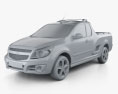 Chevrolet Montana (Tornado) 2014 3D-Modell clay render