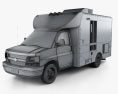 Chevrolet Express Mobile Vending 2012 3D-Modell wire render