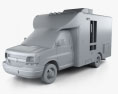 Chevrolet Express Mobile Vending 2012 3d model clay render