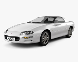 3D model of Chevrolet Camaro coupe 2002