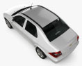 Chevrolet Prisma 2013 3D-Modell Draufsicht
