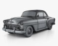 Chevrolet 210 Club Coupe 1953 3d model wire render