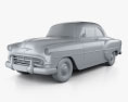 Chevrolet 210 Club Coupe 1953 3d model clay render