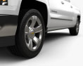 Chevrolet Silverado Crew Cab LTZ 2016 3D 모델 