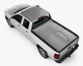 Chevrolet Silverado Extended Cab Z71 2016 3d model top view
