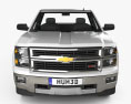 Chevrolet Silverado Extended Cab Z71 2016 3d model front view