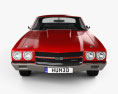 Chevrolet Chevelle SS 396 hardtop 쿠페 1970 3D 모델  front view