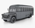 Chevrolet 6700 School Bus 1955 3d model wire render