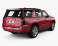 Chevrolet Tahoe 2017 3D 모델  back view