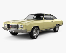 3D model of Chevrolet Monte Carlo 1972