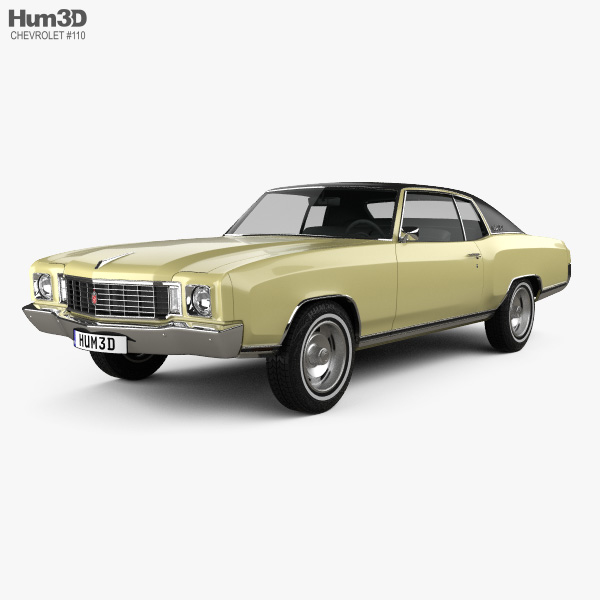 Chevrolet Monte Carlo 1972 3D model