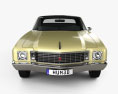 Chevrolet Monte Carlo 1972 Modelo 3D vista frontal