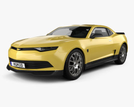 3D model of Chevrolet Camaro Bumblebee 2014