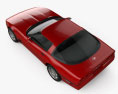 Chevrolet Corvette (C4) coupe 1996 3D模型 顶视图