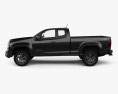 Chevrolet Colorado Extended Cab 2017 3d model side view
