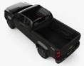 Chevrolet Colorado Extended Cab 2017 3d model top view