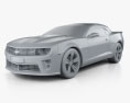 Chevrolet Camaro ZL1 コンバーチブル 2017 3Dモデル clay render