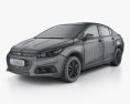 Chevrolet Cruze (CN) 2016 3D模型 wire render