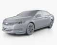Chevrolet Impala LS 2017 3Dモデル clay render