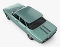 Chevrolet Corvair sedan 1960 3d model top view
