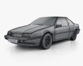 Chevrolet Beretta GT 1993 Modelo 3D wire render