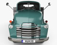 Chevrolet COE フラットベッドトラック 1948 3Dモデル front view