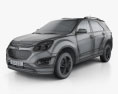 Chevrolet Equinox 2019 3d model wire render