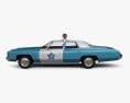 Chevrolet Impala Police 1975 Modèle 3d vue de côté
