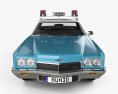 Chevrolet Impala Policía 1975 Modelo 3D vista frontal