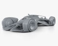 Chevrolet Chaparral 2X Vision Gran Turismo 2014 3D-Modell clay render