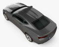 Chevrolet Camaro RS coupe 2019 3D模型 顶视图