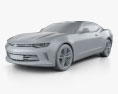 Chevrolet Camaro RS coupé 2019 3D-Modell clay render